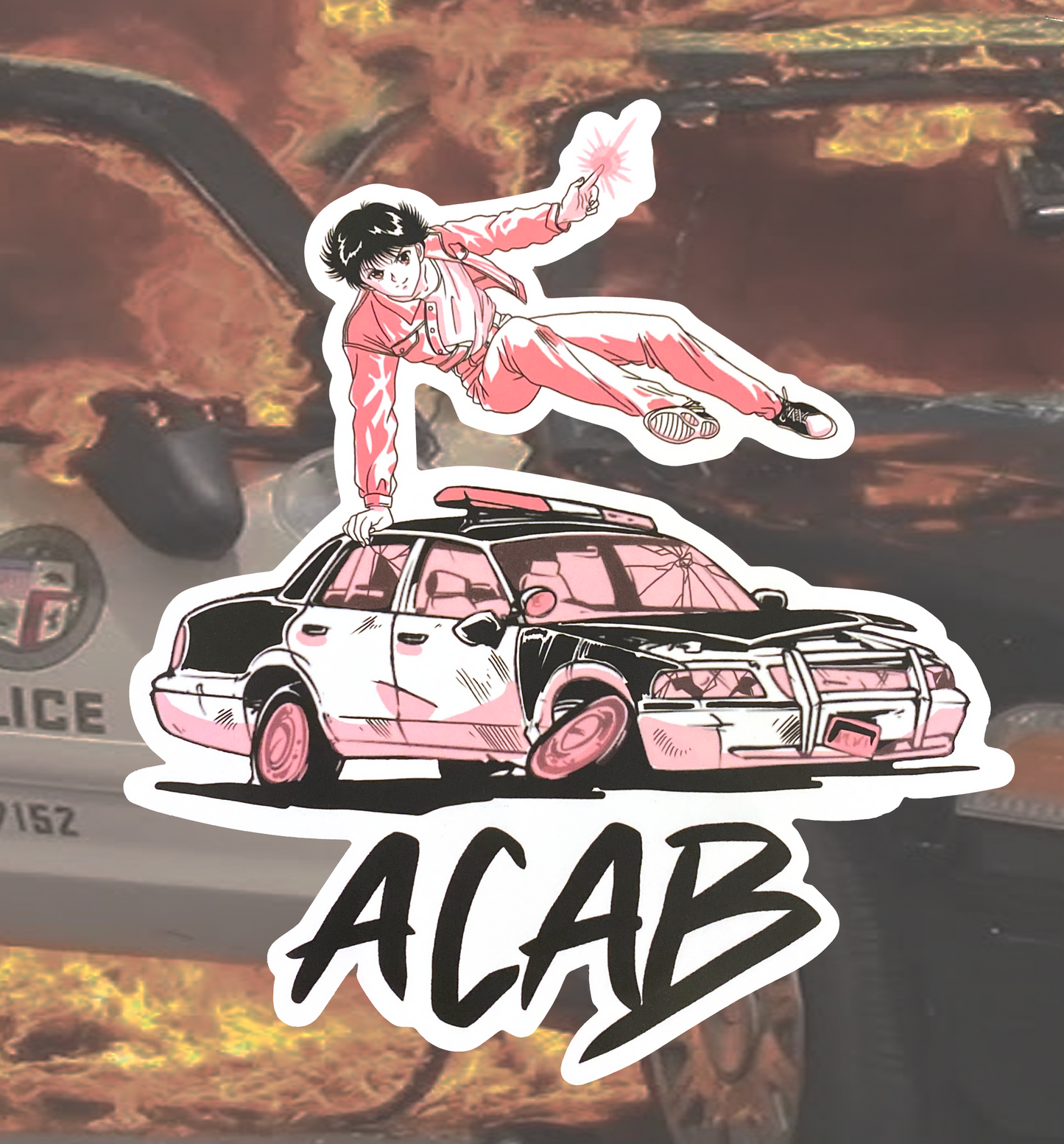 Sticker: Yusuke ACAB by Tina Lugo