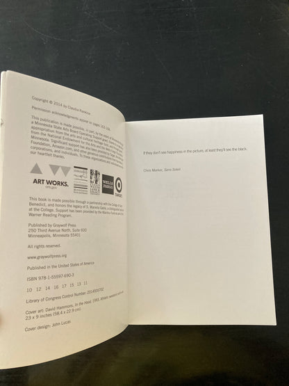 Claudia Rankine, Citizen: An American Lyric. Signed.