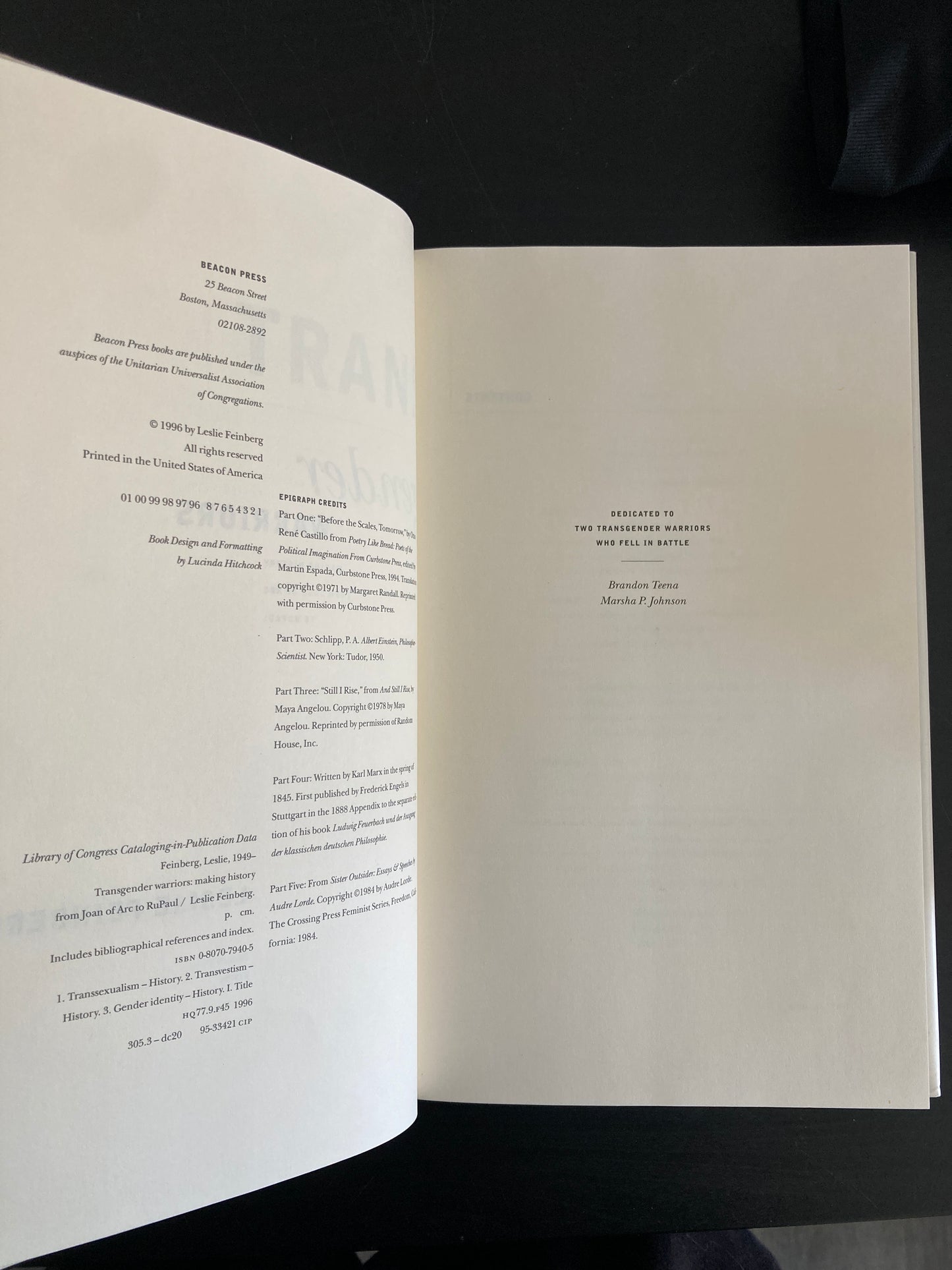 Transgender Warriors: Making History from Joan of Arc to RuPaul