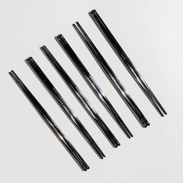 Black SS Chopsticks (6-Pack)
