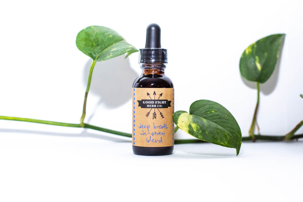 Deep Breath De-Stress Tincture | 1oz. - Blackbird Infoshop